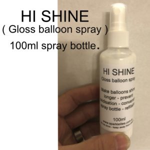 hi shine balloon shine 100ml spray bottle