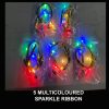 Multi sparkle ribbon 5 pack