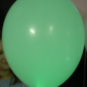 Green large balloon light