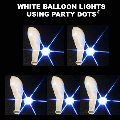 White Balloon lights 5 pack