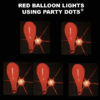 Red Balloon lights 5 pack