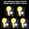 Yellow Balloon lights 5 pack