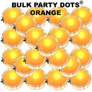 50 Orange Party Dots® 50 pack