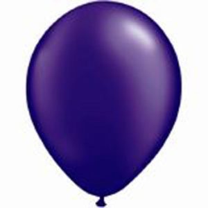 Metallic Purple 28cm Latex Balloons 100 BAG