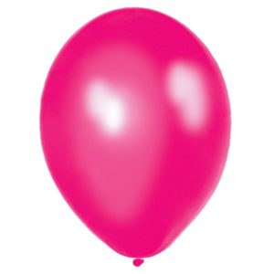 Metallic Fucshia 28cm Latex Balloons 20 BAG