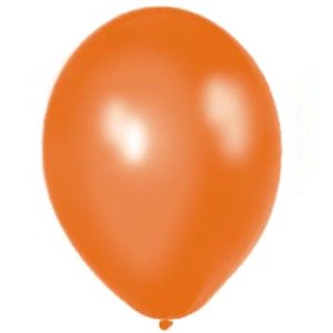 Metallic Orange 28cm Latex Balloons 20 BAG