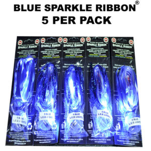 Blue Sparkle Ribbon® 5 pack