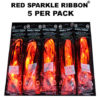 Red Sparkle Ribbon® 5 pack