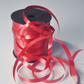 Red 8mm Wide Curling Ribbon