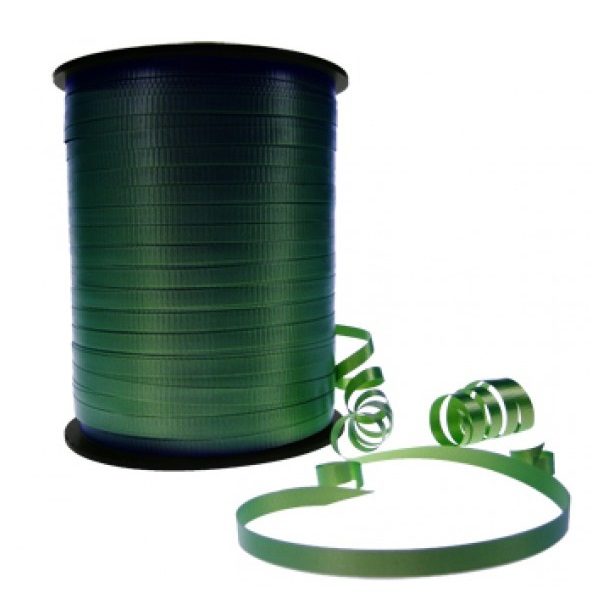 Green 8mm Wide Curling Ribbon