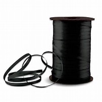 Black 8mm Wide Curling Ribbon