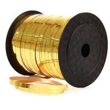 Gold Foil 5mm Curling Ribbon