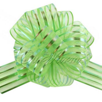 Green Pull Bow