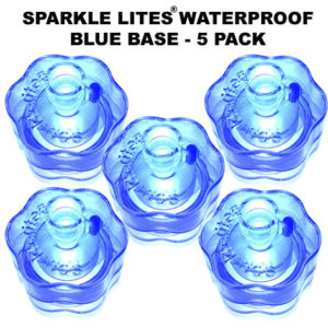Blue Sparkle Lites® Bases 5 pack