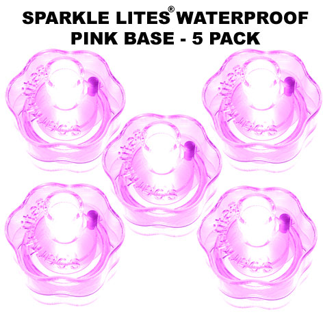 Pink Sparkle Lites® Bases 5 pack