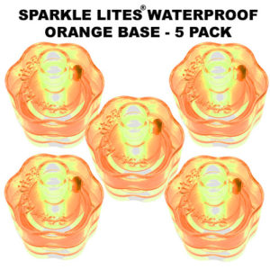 Orange Sparkle Lites® Bases 5 pack