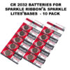 10 Batteries CR2032