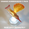 Orange Hummingbird 5 pack