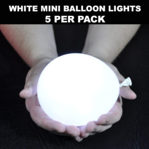 White Mini Balloon lights 5 pack