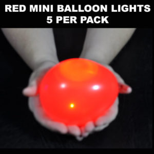 Red Mini Balloon lights 5 pack