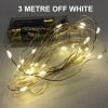 OFF WHITE 3 METRE COPPER WIRE LIGHTS
